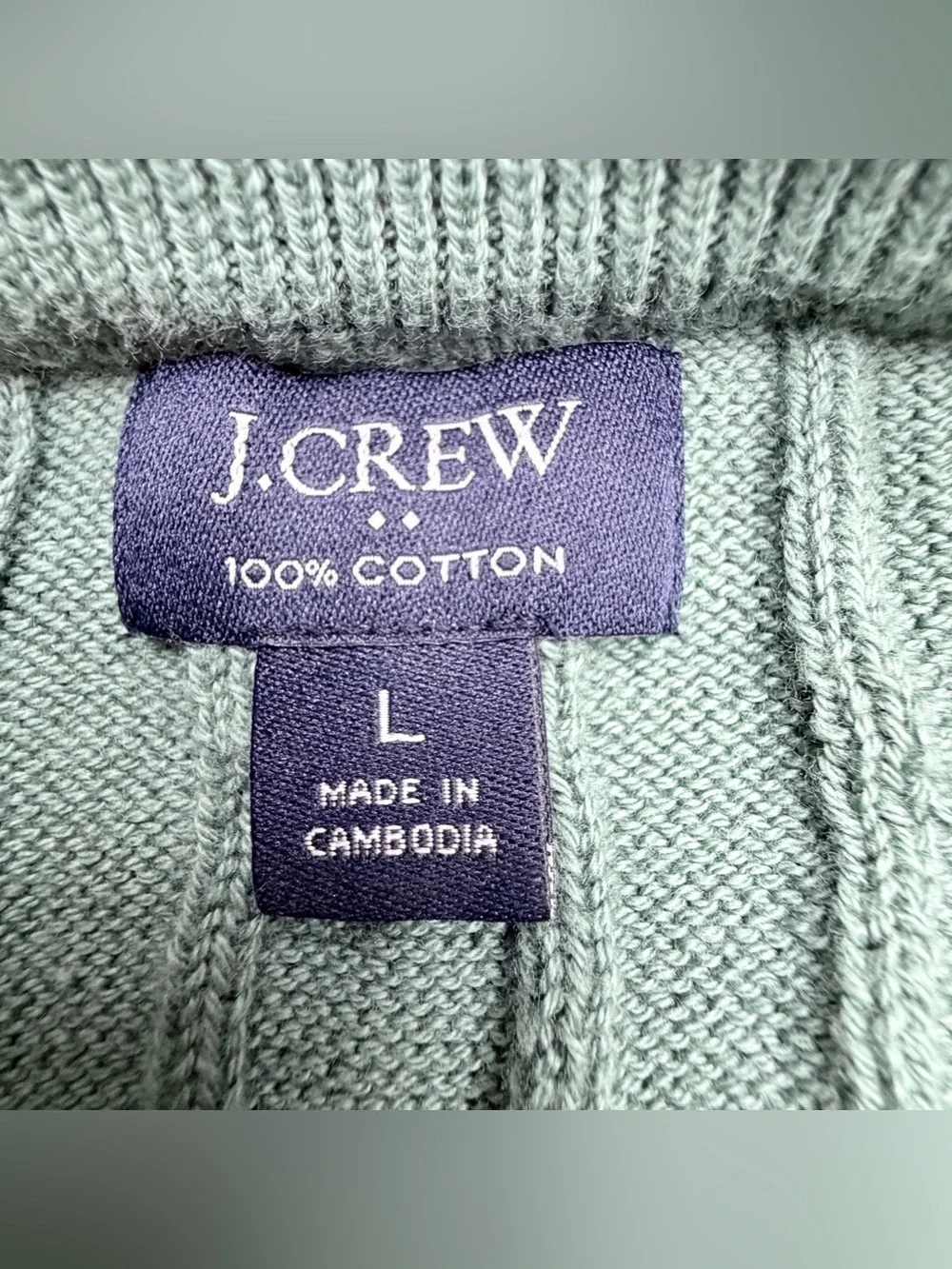 J. Crew soft cable